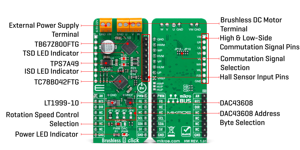 brushless 8 click new inner