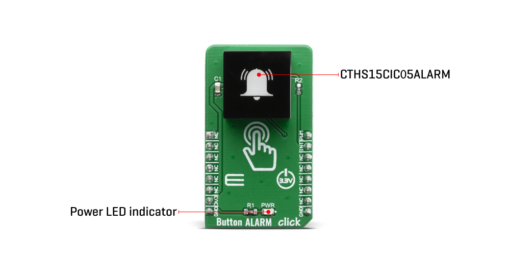 Shop Click Boards HMI Button ALARM Click