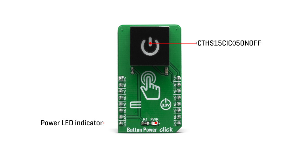 Click Boards HMI Button POWER Click