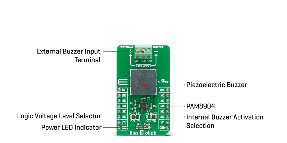 Buzz 3 Click Board™