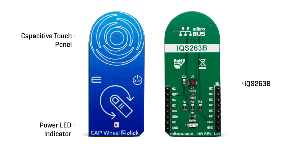 Click Boards HMI Cap Wheel 2 Click