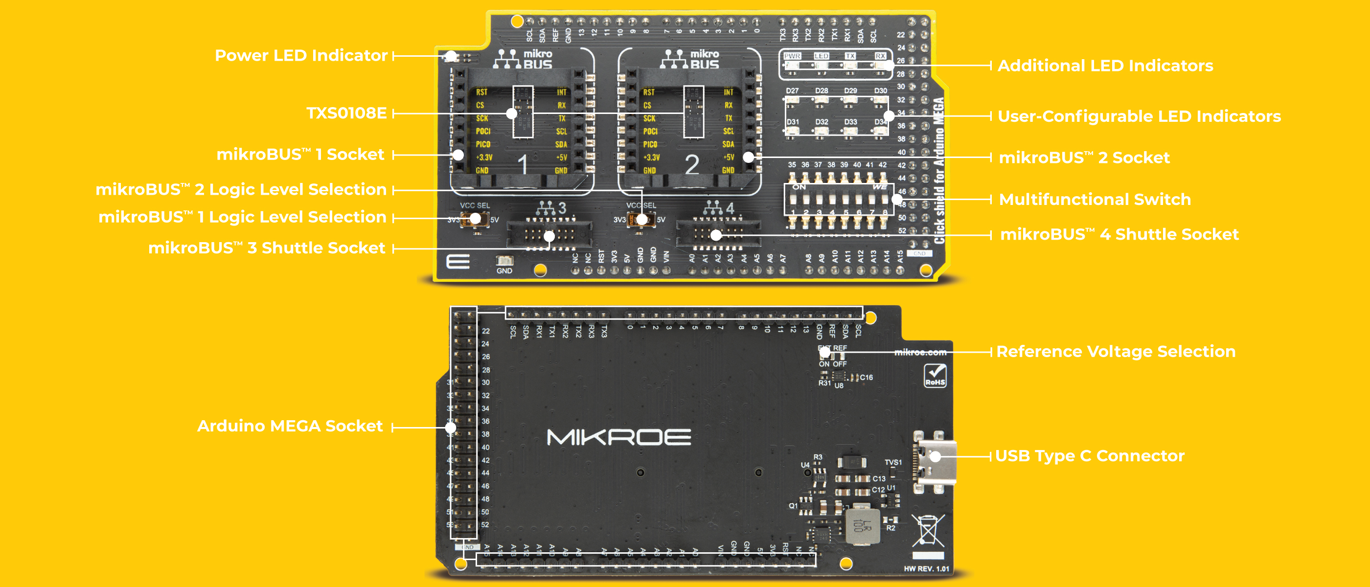 click shield for arduino mega inner img