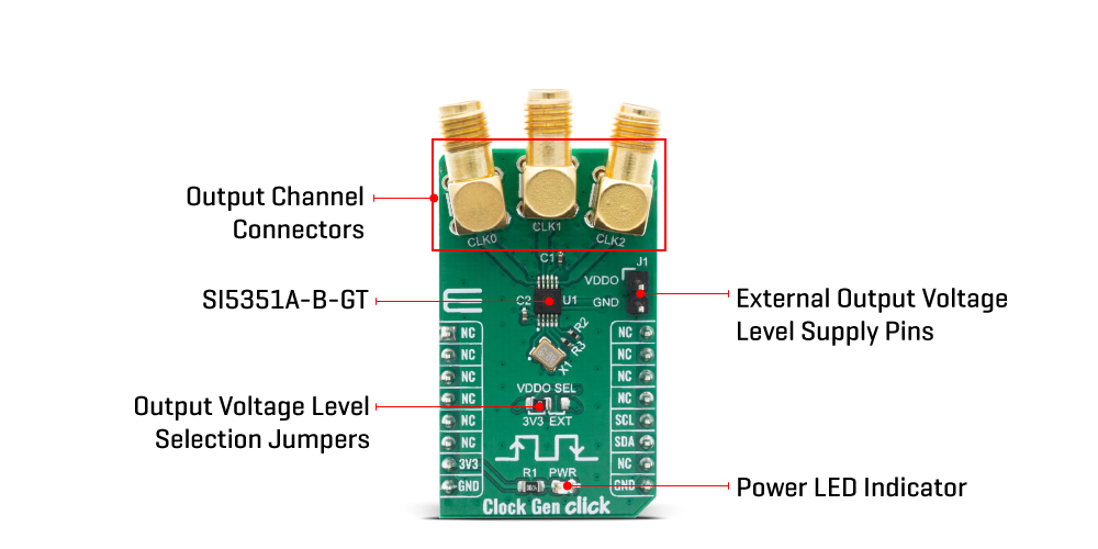 Click Boards Clock & Timing Clock generator Clock Generator Click