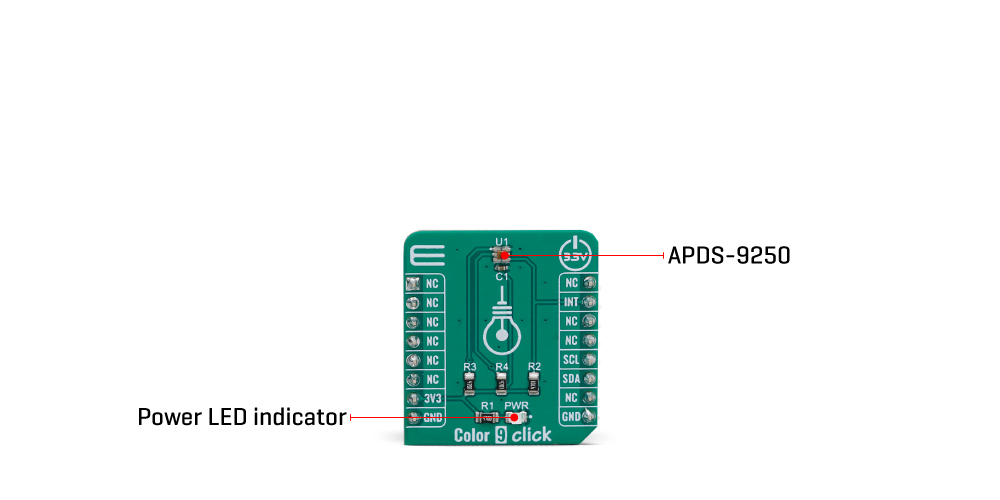 Click Boards Sensors Color 9 Click