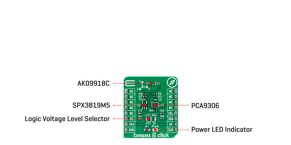 Compass 5 Click Board™