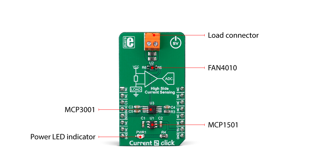 MikroElektronika Current 2 click inner