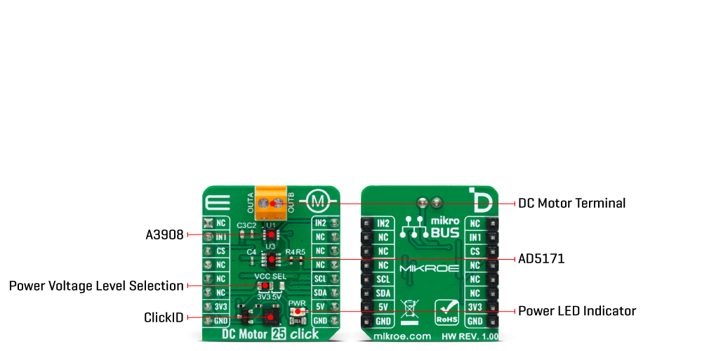 DC Motor 25 Click Inner