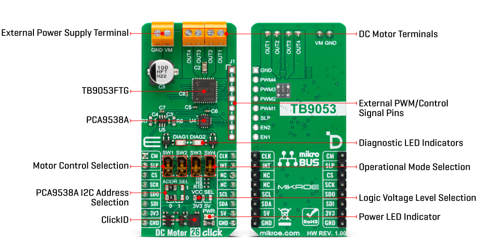 DC Motor 26 Click Inner