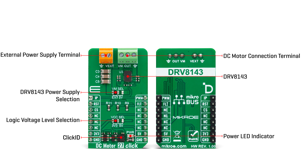 DC Motor 27 Click Inner