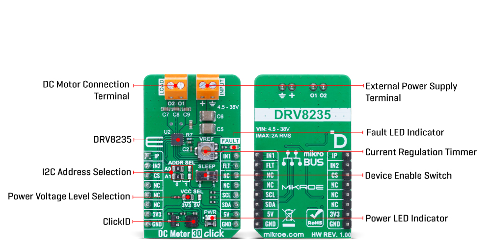 DC Motor 30 Click v100 Inner