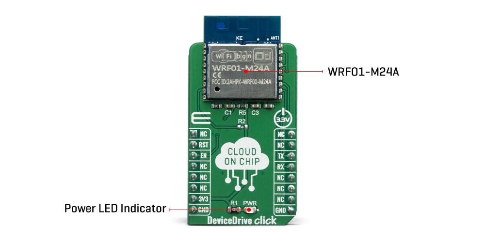 Click Boards Wireless Connectivity DeviceDrive click
