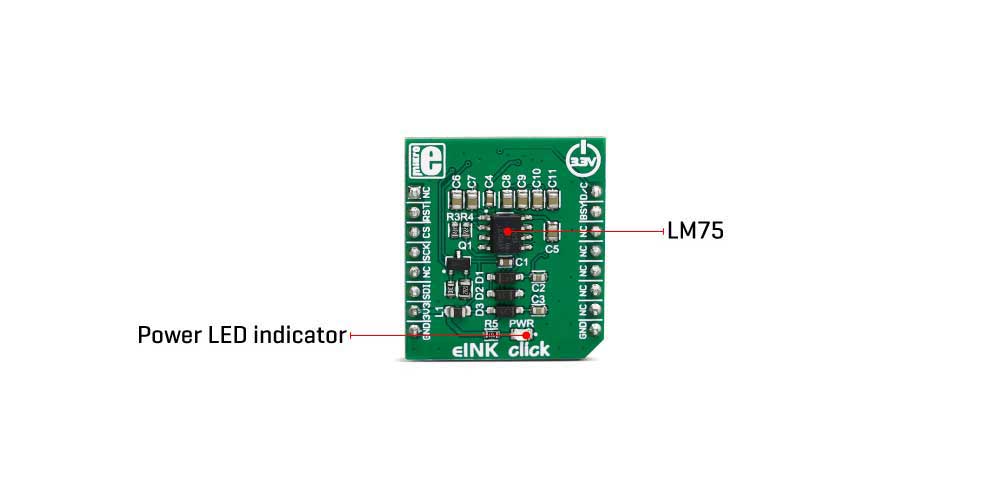 Shop Click Boards Interface eINK click - without display inner