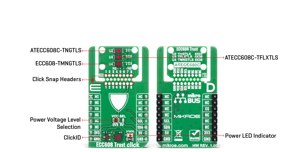 ECC608 Trust Click v100 Inner Image