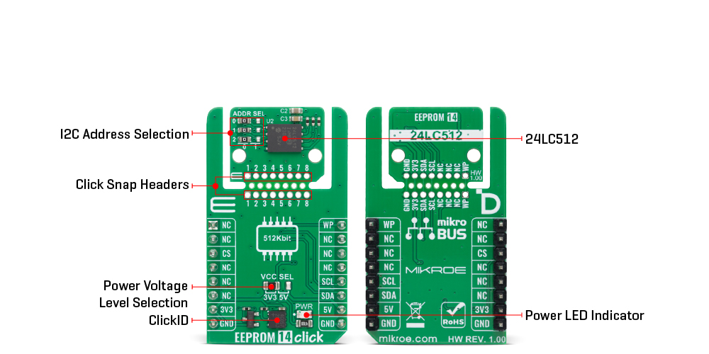 EEPROM 14 Click v100 Inner Image