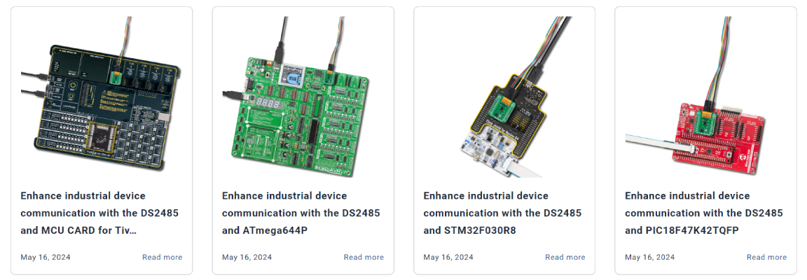 Hundreds of ready-to-use projects with I2C 1-Wire 2 Click board on EmbeddedWiki