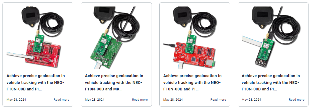 Hundreds of ready-for-use-projects on EmbeddedWiki with GNSS 16 Click 