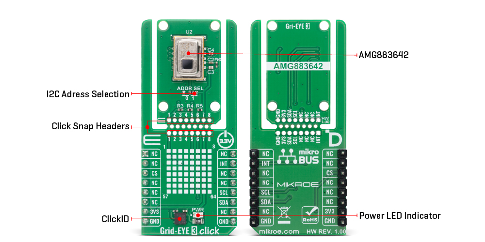Grid-EYE 3 Click v100Inner Image