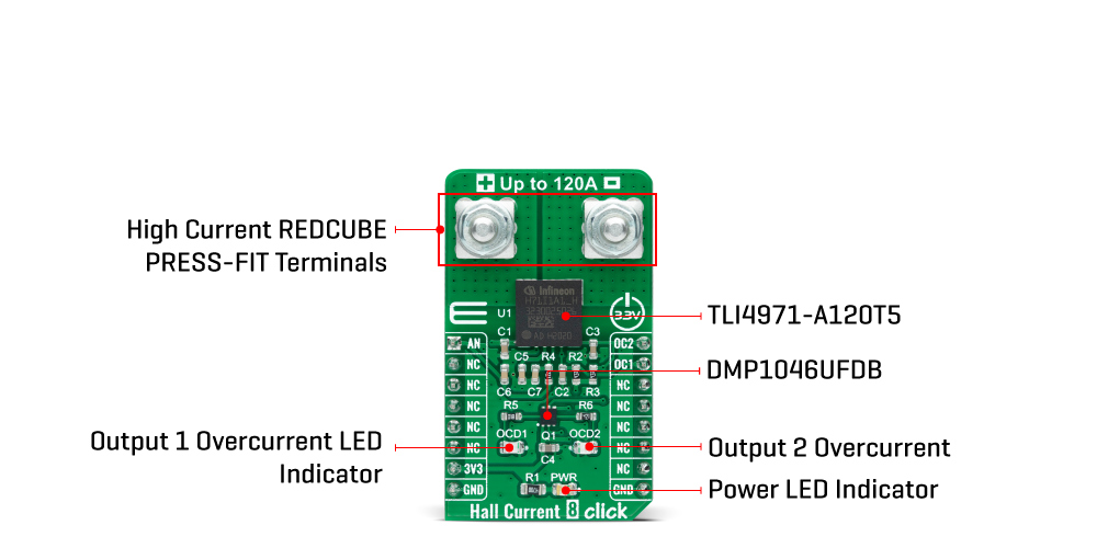 hall current 8 120 Click Board™ inner new