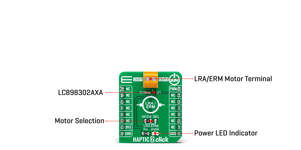 haptic 2 Click Board™ inner new