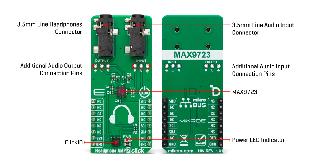 Headphone AMP 2 Click Inner
