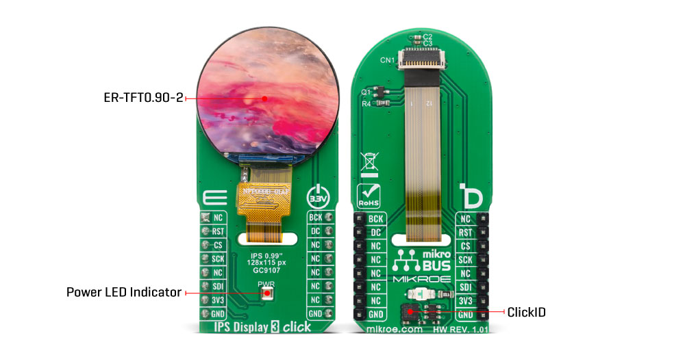 IPS Display 3 Click v100 Inner Image