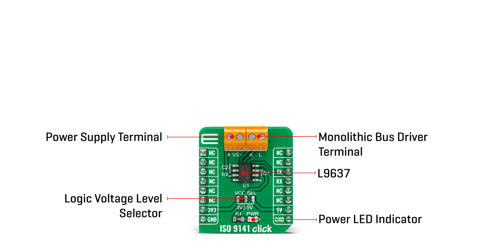 iso 9141 Click Board™ inner img