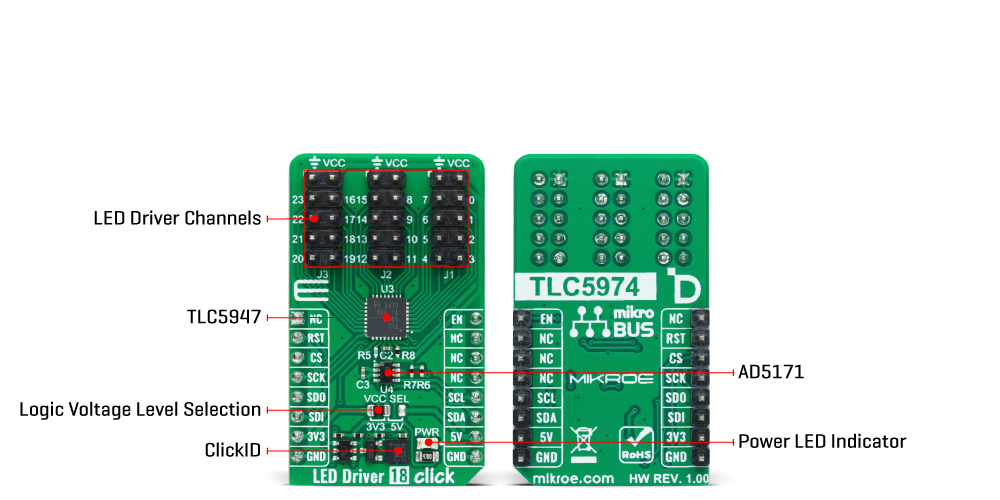 LED Driver 18 Click Inner