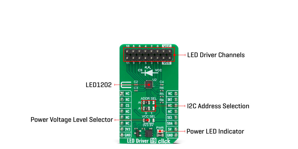 led driver 19 Click Board™ inner img