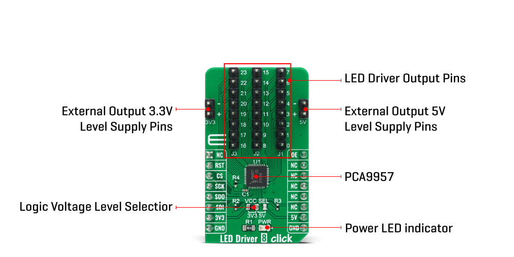 LED Driver 8 Click Board™