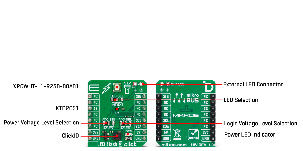 led flash 3 click inner