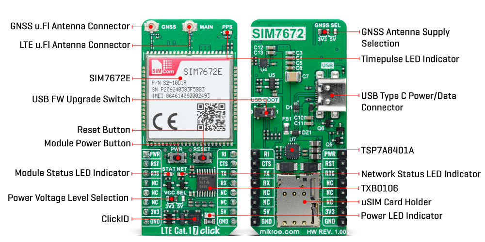 LTE Cat.1 7 Click Inner