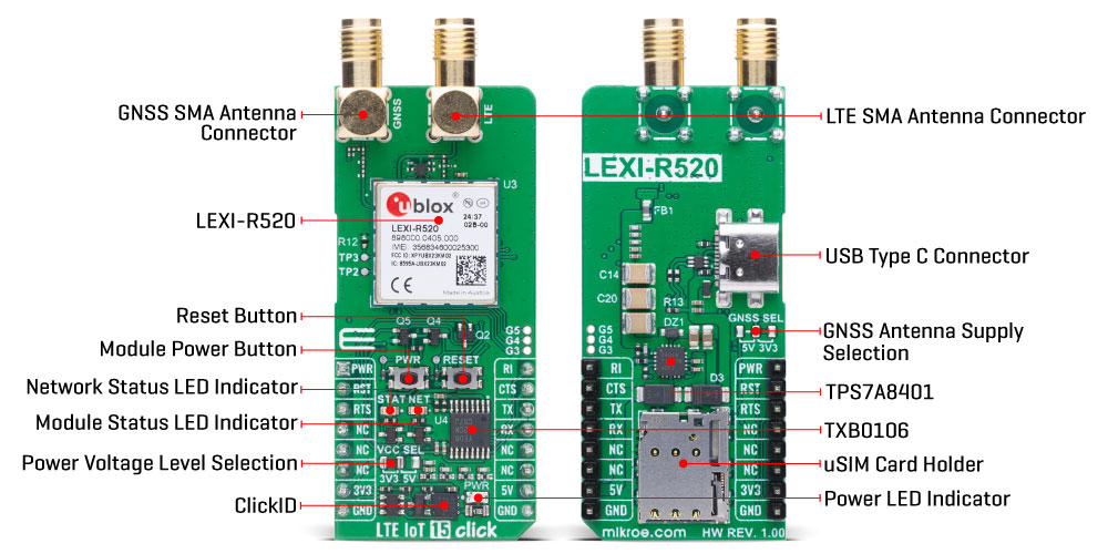 LTE IoT 15 Click Inner