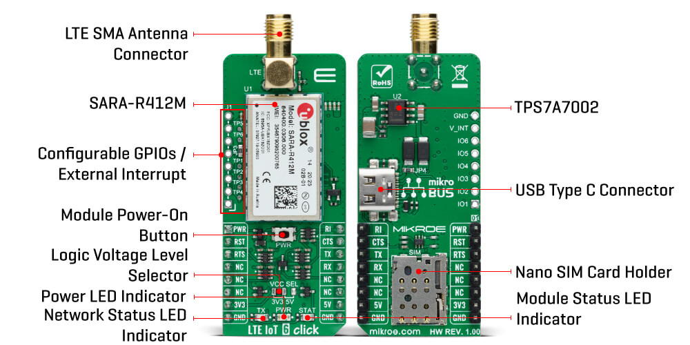 lte iot 6 click inner