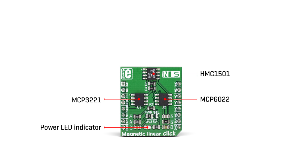 Magnetic linear click