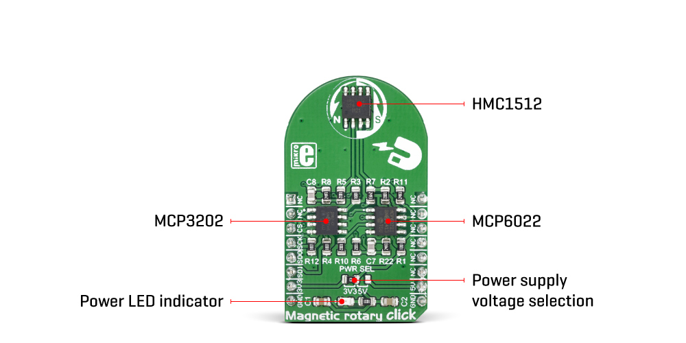 Magnetic rotary click