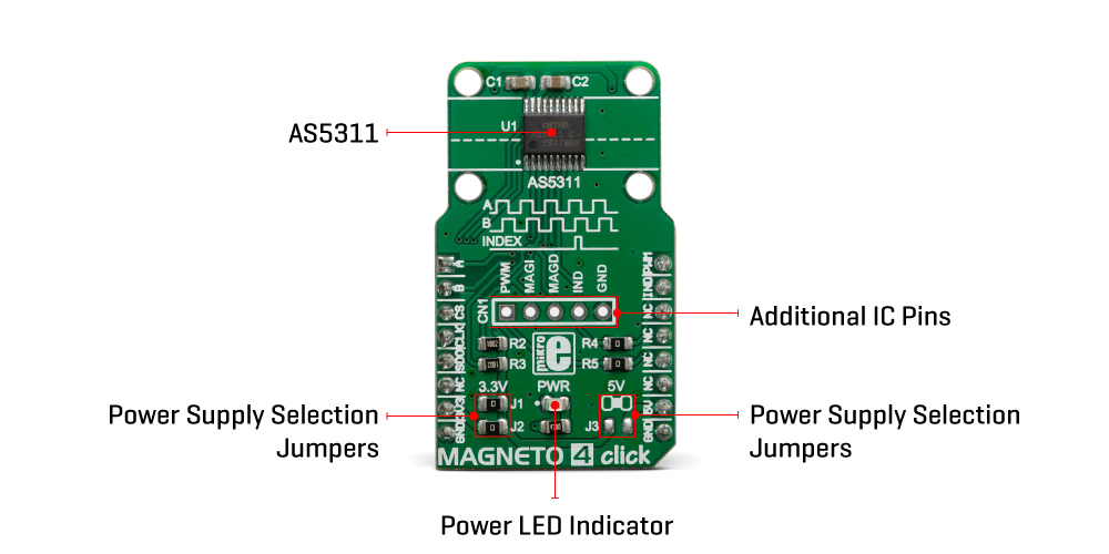 Click Boards Sensors Magneto 4 Click