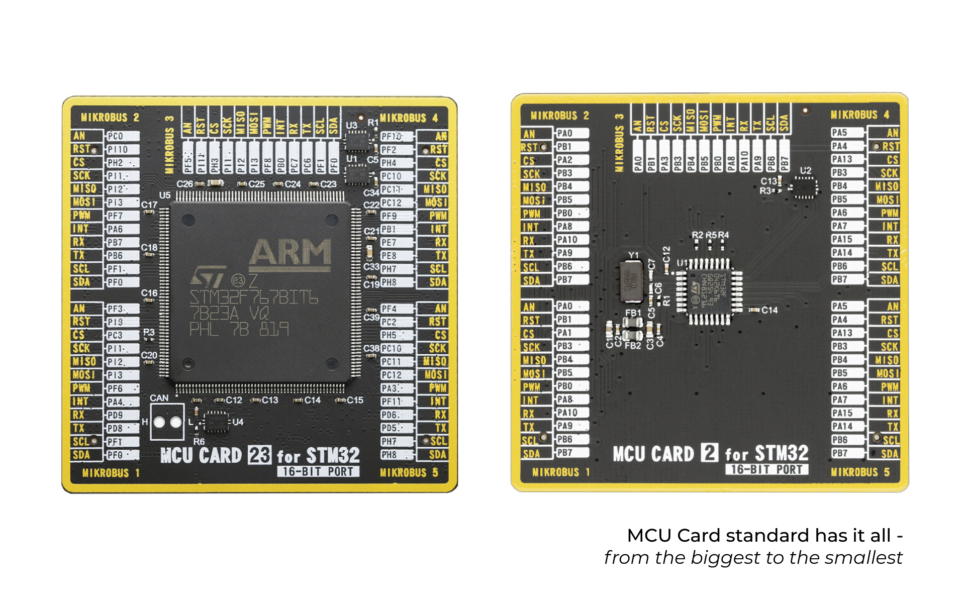 MCU Cards8th GenerationMCU CARD 23 for STM32 STM32F767BI