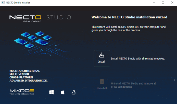 NECTO Studio v70 - new Installer