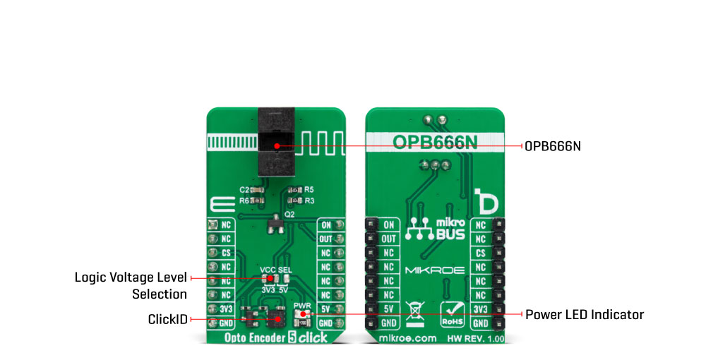 opto encoder 5 click inner