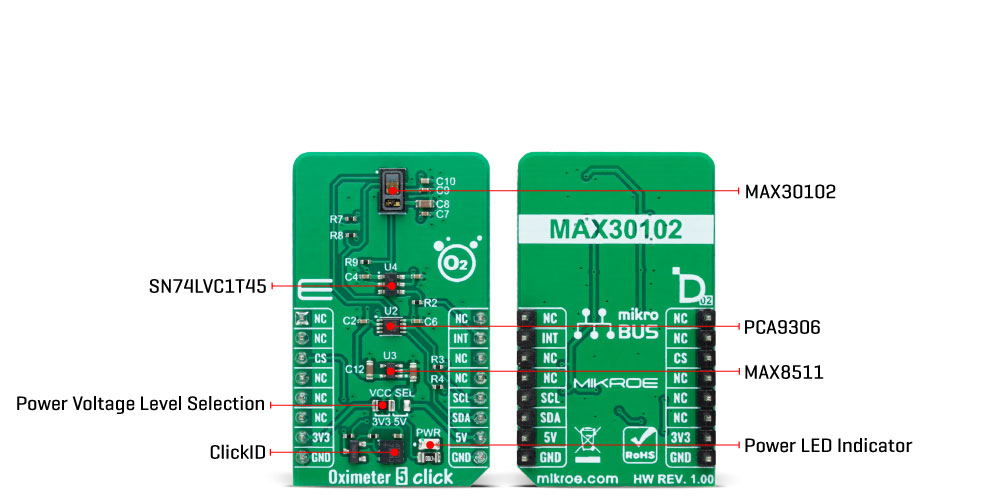 Oximeter 5 Click Inner
