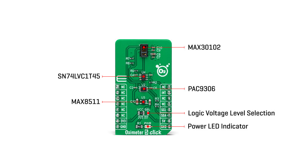 oximeter 5 click inner