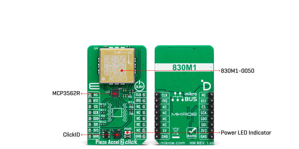 Piezo Accel 2 Click - 50g Inner