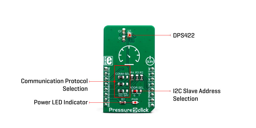 Click Boards Sensors Pressure 9 Click