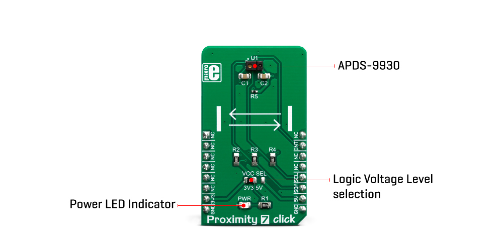 Mikroe Sensors Proximity 7 Click