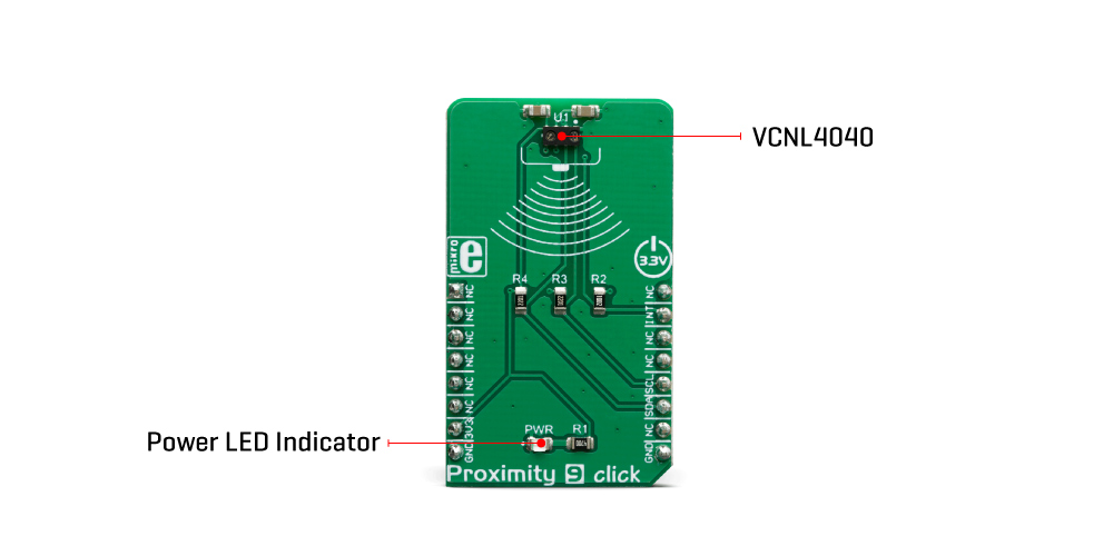 Mikroe Click Boards Sensors Proximity 9 Click