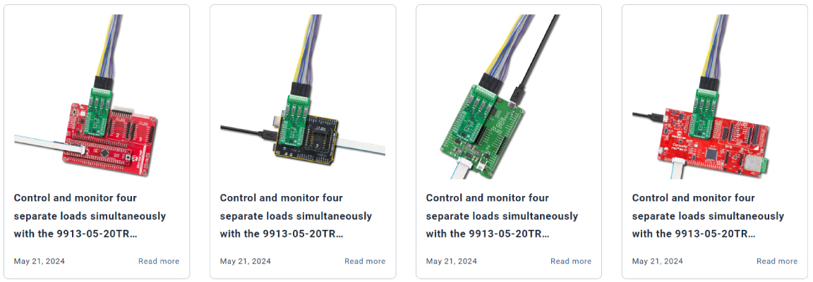 Hundreds of ready-for-use-projects on EmbeddedWiki with Relay 6 Click 
