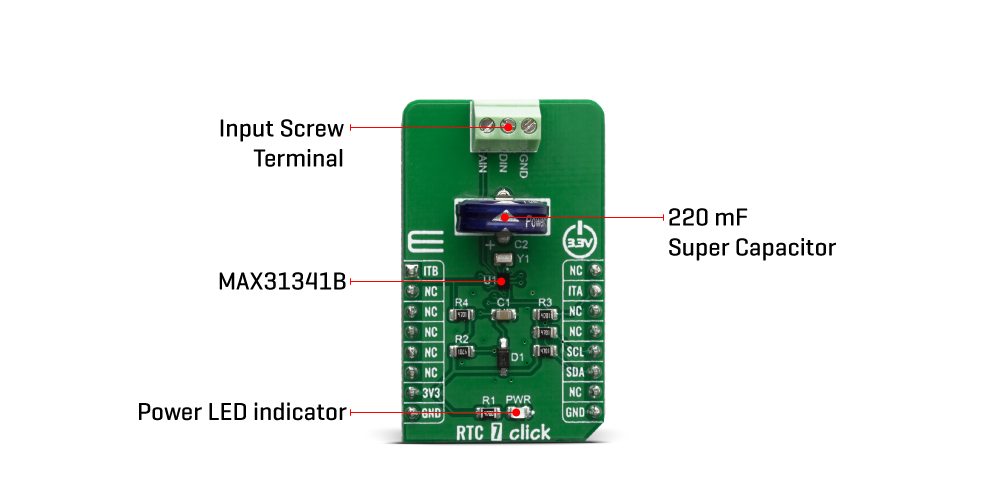 Shop Click Boards Clock & Timing RTC 7 Click