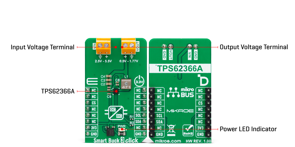 smart buck 3 Click Board™ inner img