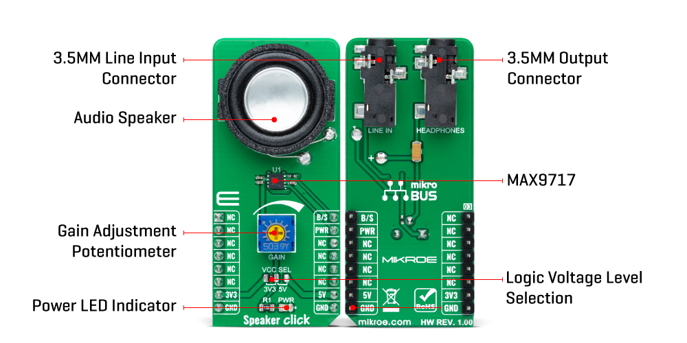 speaker click inner