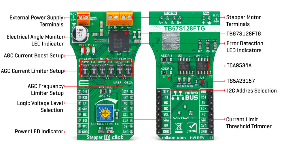Stepper 10 Click Inner